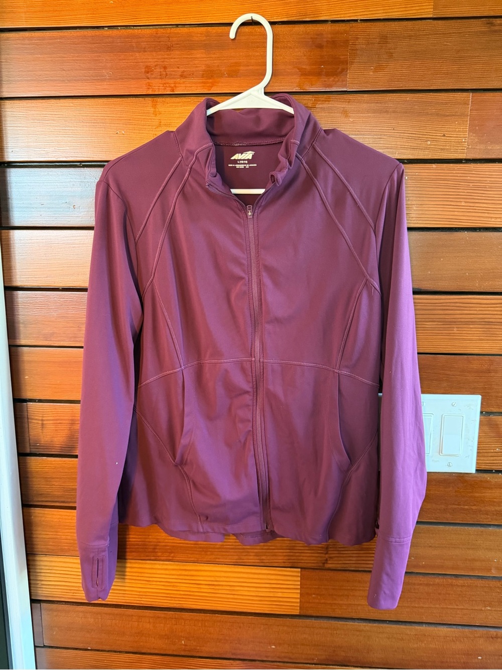 Avia Women's Plum Lightweight Zip-Up Utility Jacket